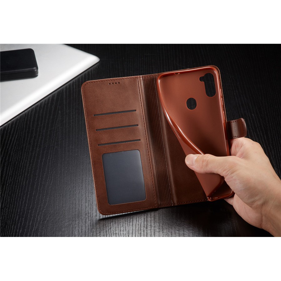 Ốp điện thoại da lật cho SAMSUNG A01 A11 M11 A21 | BigBuy360 - bigbuy360.vn