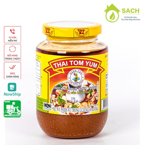 GIA VỊ NẤU LẨU THÁI LAN THAI TOM YUM PASTE 454G