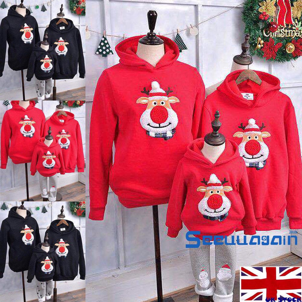 Set Áo hoodie phong cách Giáng Sinh cho cả gia đình