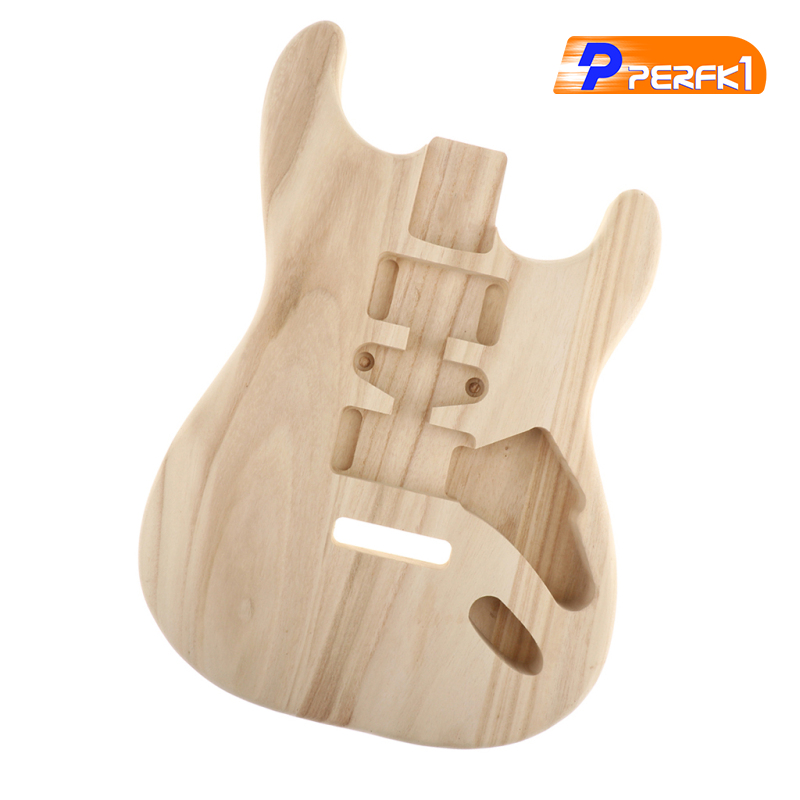 Hot-Sycamore Electric Guitar Replacement Unfinished Body Barrel for ST Guitar