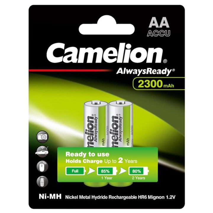 10 viên Pin sạc Camelion AA 2300mAh