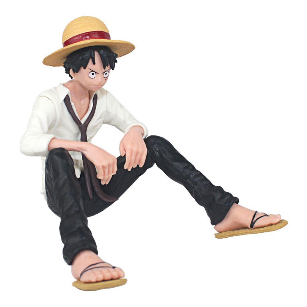 Mô Hình Nhân Vật Luffy Mặc Áo Sơ Mi Dễ Thương Cho Bé