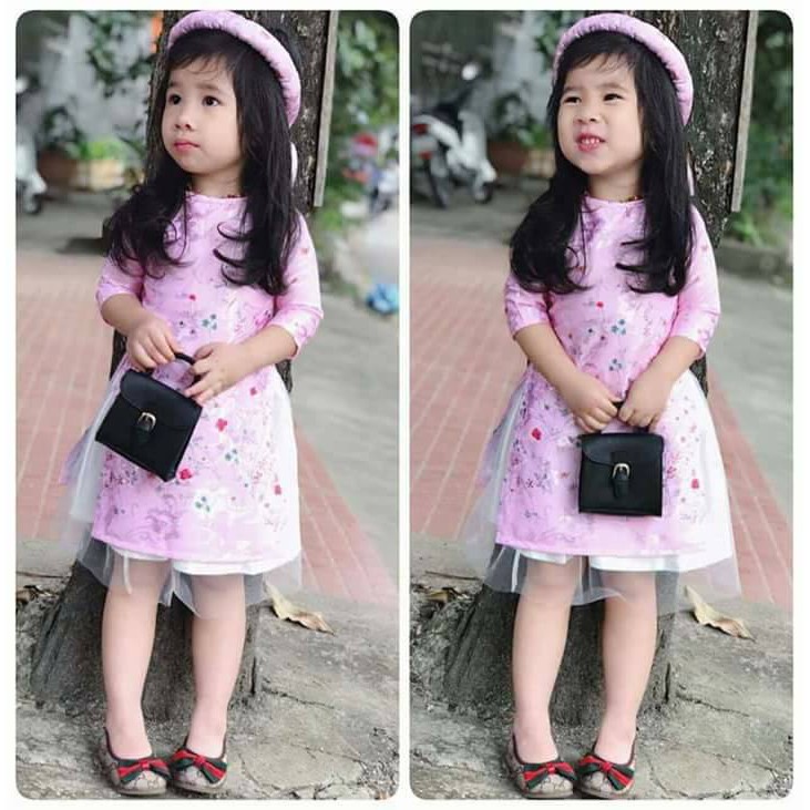 Áo dài cách tân cho bé