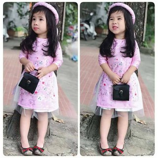 Áo dài cách tân cho bé
