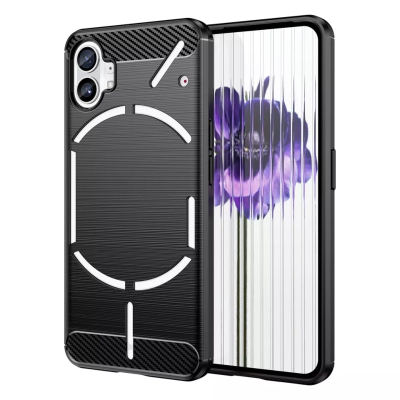 Ốp Lưng TPU Mềm Chống Sốc Sợi Cacbon Ốp Lưng Điện Thoại Cho Nothing Phone 1 Rugged Amor
