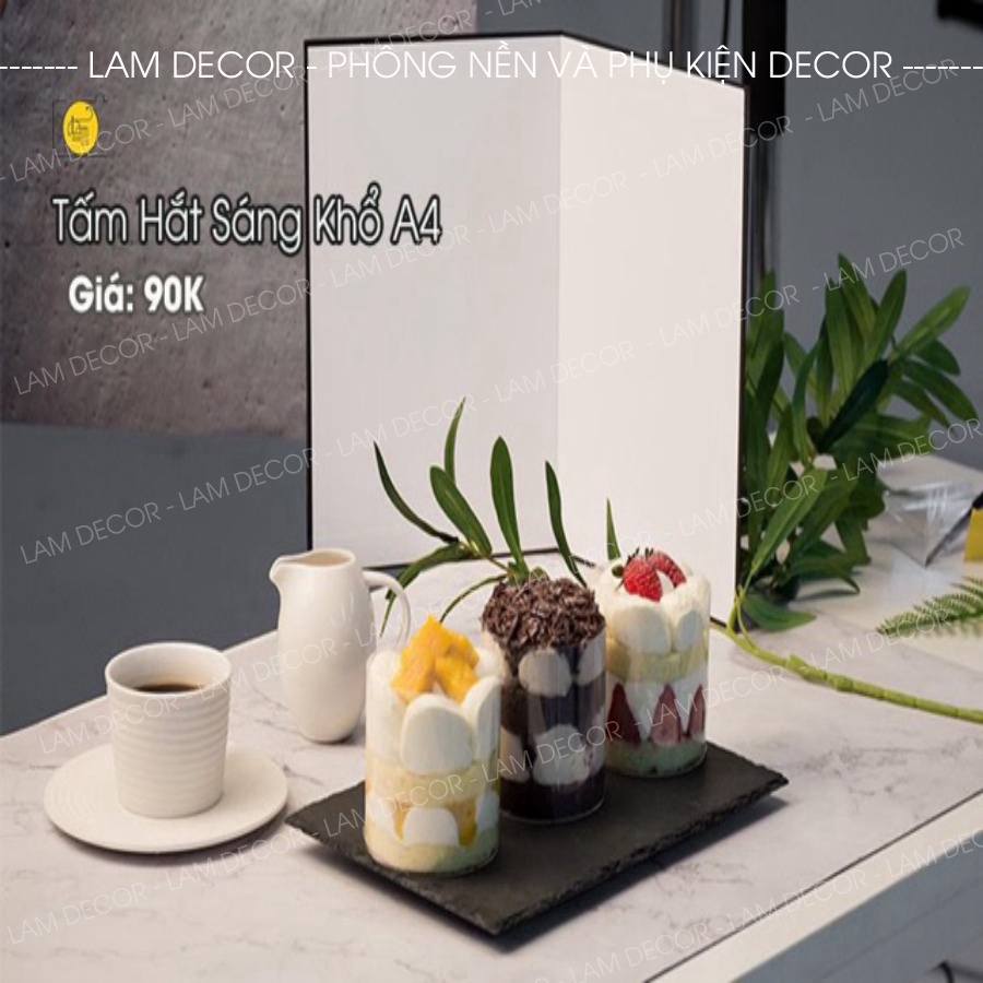 Tấm hắt sáng  để chụp ảnh sản phẩm, làm phụ kiện khi chụp hình