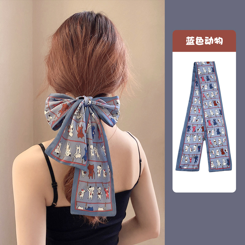 Băng Đô Cài Tóc Bằng Lụa Đa Năng Thời Trang Hàn Quốc Cho Nữ