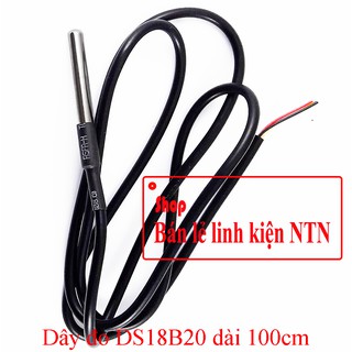 Dây đo cảm biến nhiệt độ DS18B20 dài 100 cm