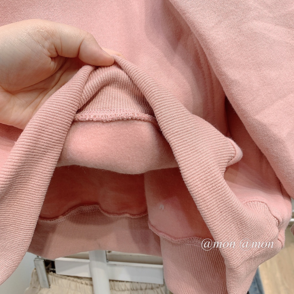 2101052 Hoodie nỉ bông siêu to khổng lồ - áo nỉ chui nữ ulzzang form siêu to và dài rộng. | BigBuy360 - bigbuy360.vn