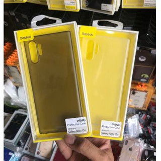 Ốp lưng Baseus lụa siêu mỏng cho Galaxy Note 10 Plus/ Note 10 Pro chính hãng - Chống vân tay