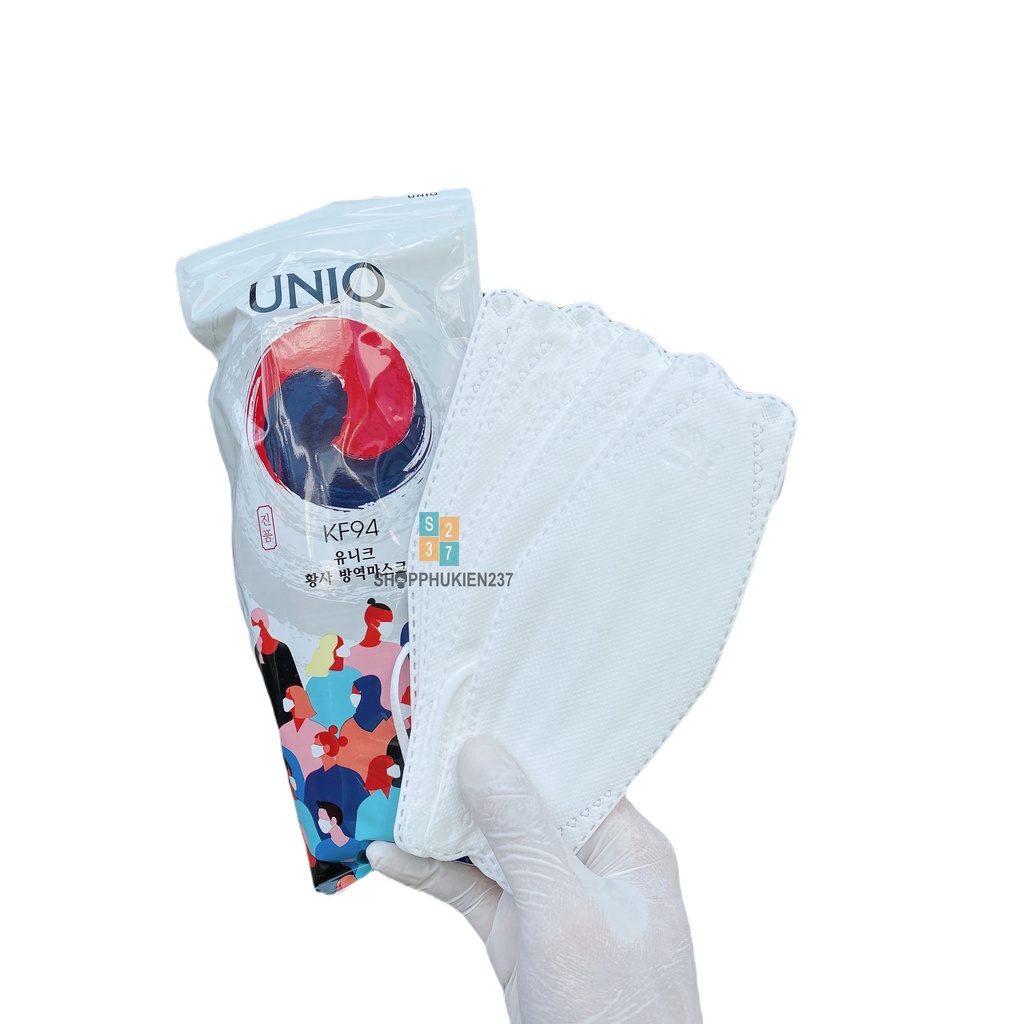 50 Cái Khẩu Trang KF94 Uni Mask Chống Bụi Mịn Kháng Khuẩn Kiểu Dáng Hàn Quốc Cực Đẹp