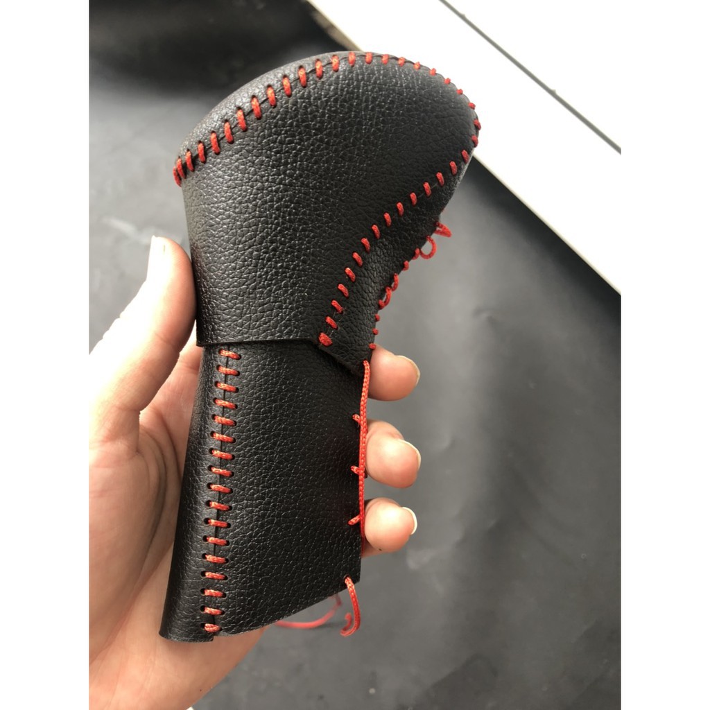 Bọc cần số phanh tay kia seltos 2021 - 2019 AT, bọc phanh tay cần số cerato 2021 - 2019 AT da bò 100% giá xưởng Kia_B1