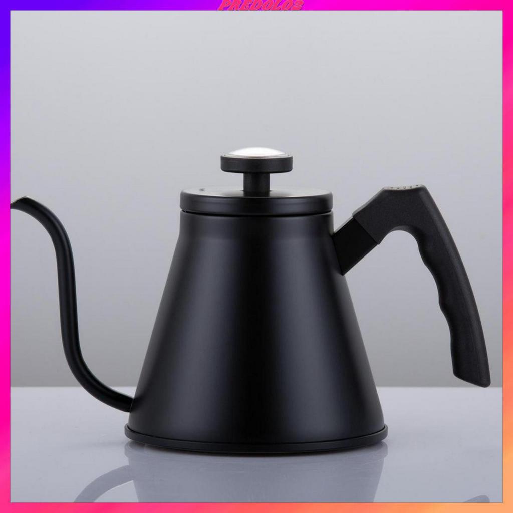 Ấm Đun Nước Nóng Cổ Ngỗng Màu Đen Có Tay Cầm Predolo2 40oz / 1200ML