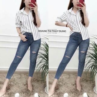 Áo sơ mi chất kate lụa