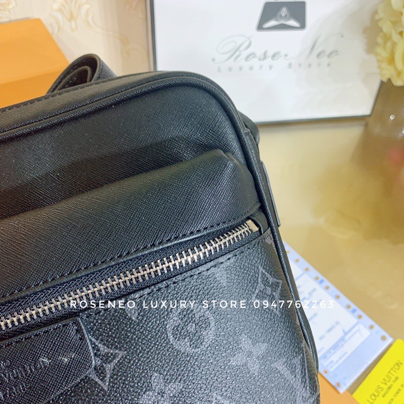 TÚI ĐEO CHÉO NAM LV OUTDOOR MESENGER , CAMERA BAGS HOA ĐEN‼️