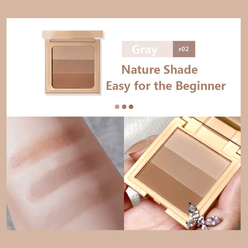 [Hàng mới về] Bảng Phấn Che Khuyết Điểm 3 Màu Kiss Beauty Thích Hợp Cho Người Mới Bắt Đầu | BigBuy360 - bigbuy360.vn