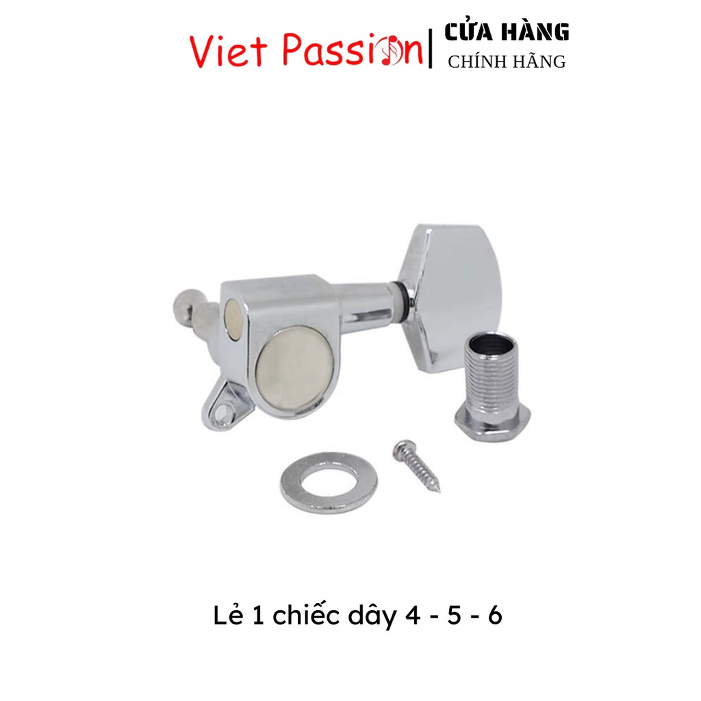 Khóa đúc cao cấp dành cho đàn guitar acoustic chất liệu niken chống rỉ Viet Passion