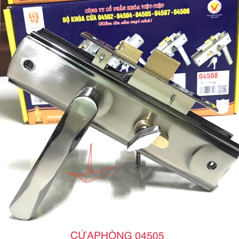 [chính hãng] Khoá cửa phòng Việt Tiệp - 04505 - Bảo hành 3 năm