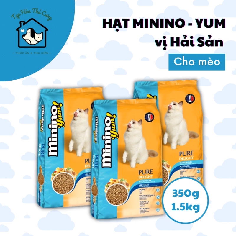 Hạt minino yum cho mèo vị hải sản mọi lứa tuổi