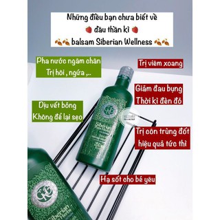 Dầu thơm massage Balsam Siberi.Nga❤❤❤
