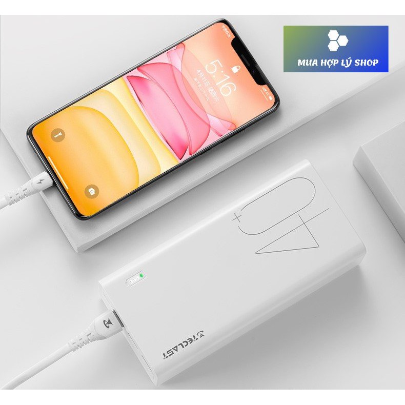 [CHÍNH HÃNG TECLAST] Pin Sạc Dự Phòng TECLAST C40 Pro 40000mAh Sạc Nhanh 22.5W Hỗ trợ QC 3.0, PD 3.0 - Hàng Nhập Khẩu