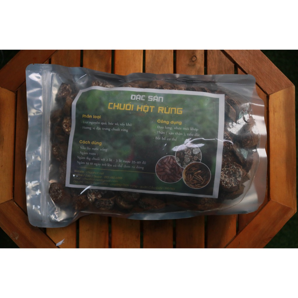 Chuối hột rừng thái lát sấy khô ngâm rượu ngon - 1000g | BigBuy360 - bigbuy360.vn