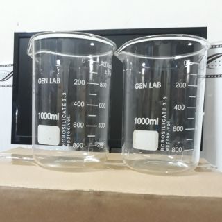 Hộp 6 cốc thủy tinh chịu nhiệt tốt 1000ml