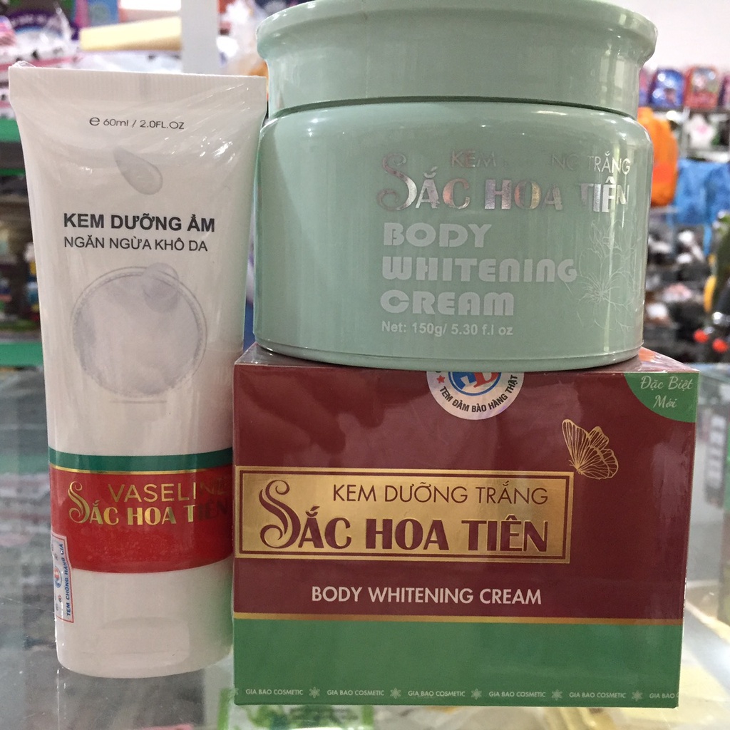 KEM DƯỠNG TRẮNG SẮC HOA TIÊN 150gam giá bao bì 379.000vnđ