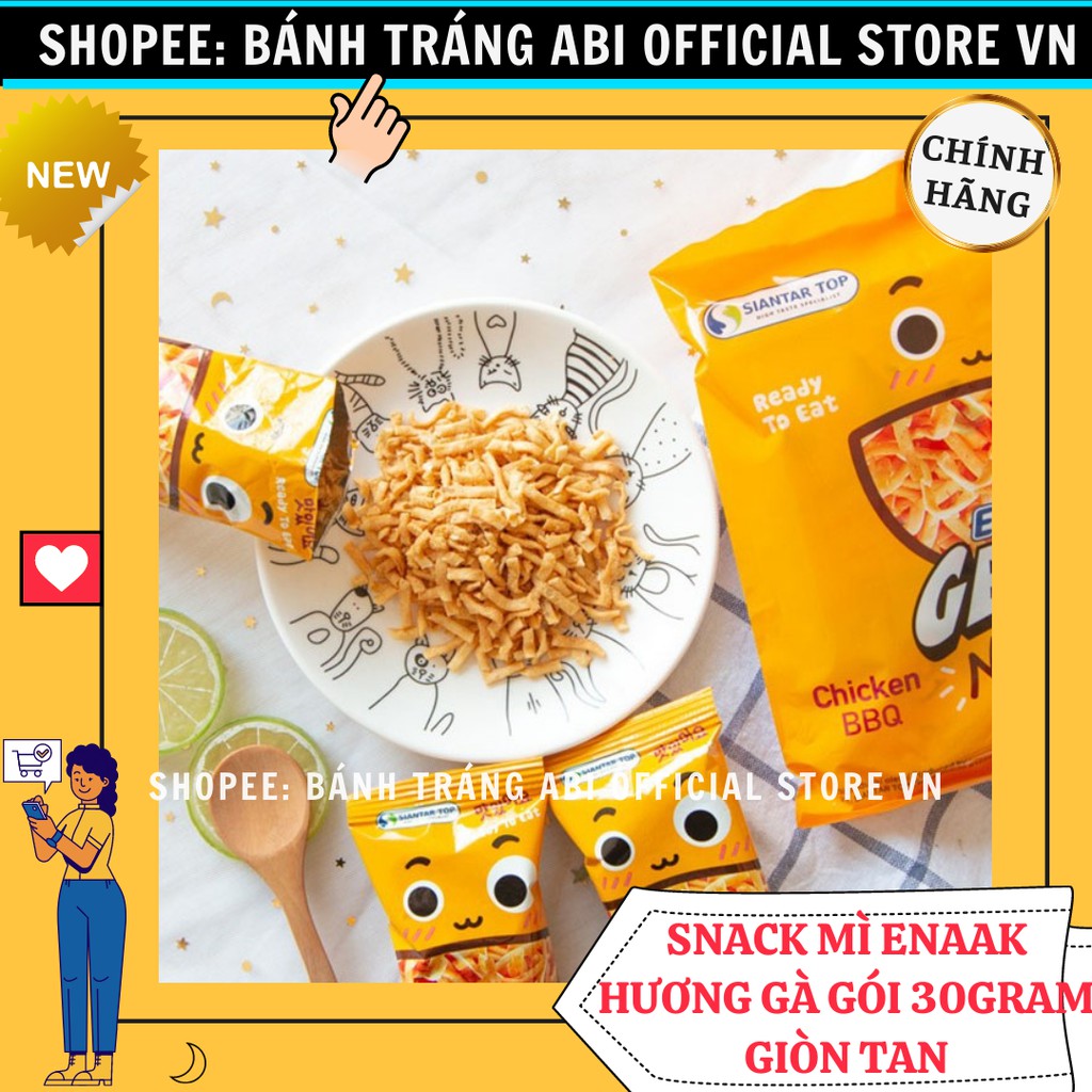 [ĂN VẶT NGON] SNACK MÌ HƯƠNG GÀ TRẺ EM ENAAK 2 LOẠI EXTRA VÀ BBQ | BigBuy360 - bigbuy360.vn