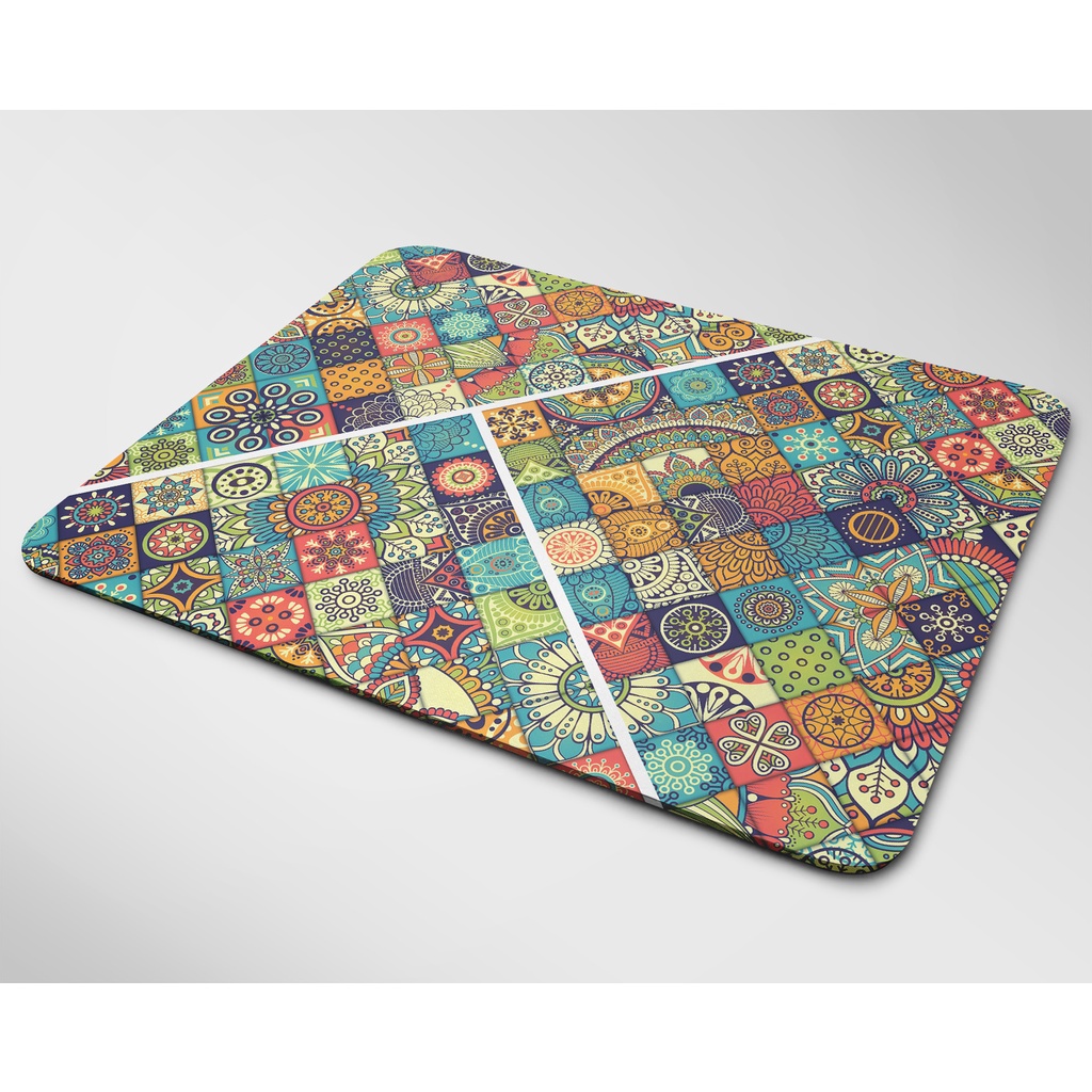 Miếng lót chuột đẹp mẫu Hoạ tiết ô vuông