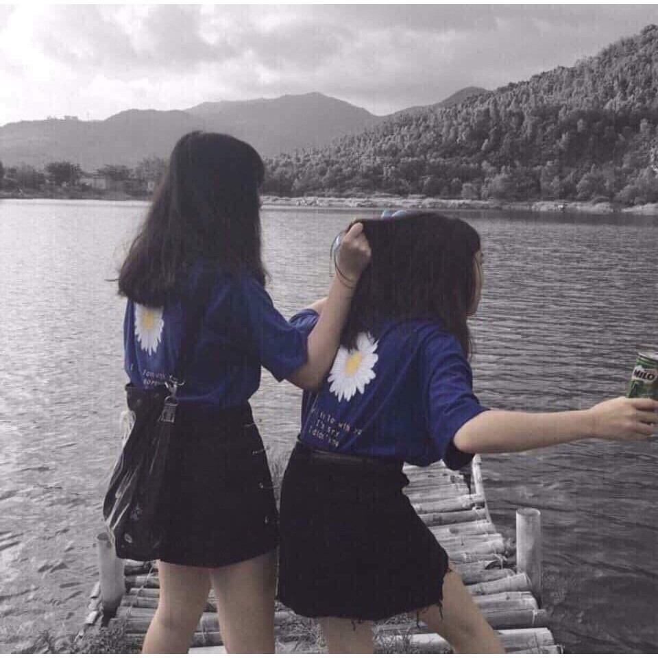 [FREESHIP ĐƠN TỪ 50K] Áo phông hoa cúc in lưng chữ ngực MVA0319