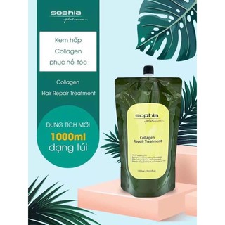 Hấp ủ tóc collagen Sophia siêu mượt 1500ml