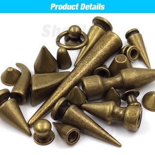 Set 50 Đinh Tán Bằng Đồng Dùng Để Làm Đồ Da diy