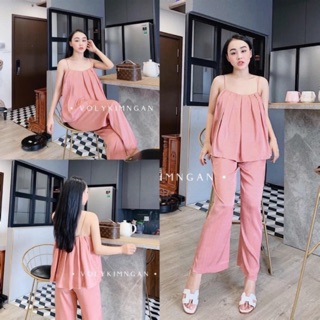Bộ lụa 2 dây kèm loại mềm mát