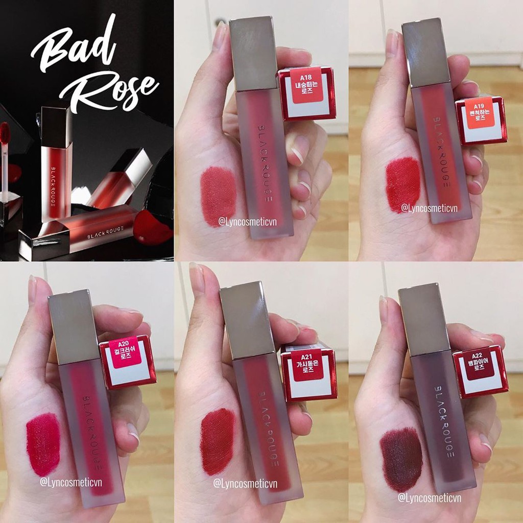 Son kem lì Black Rouge Air Fit Velvet Tint | BigBuy360 - bigbuy360.vn