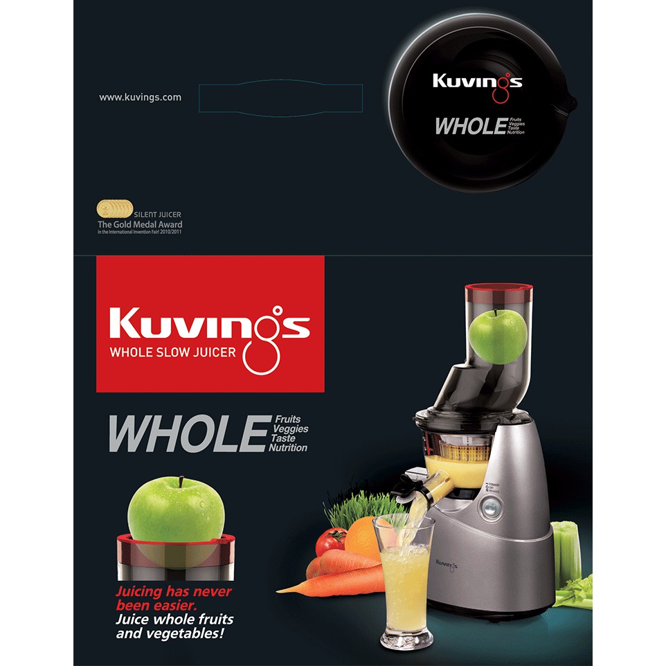 Máy ép trái cây tốc độ chậm Kuvings NS-621CBM2- Chính hãng bảo hành 24 tháng