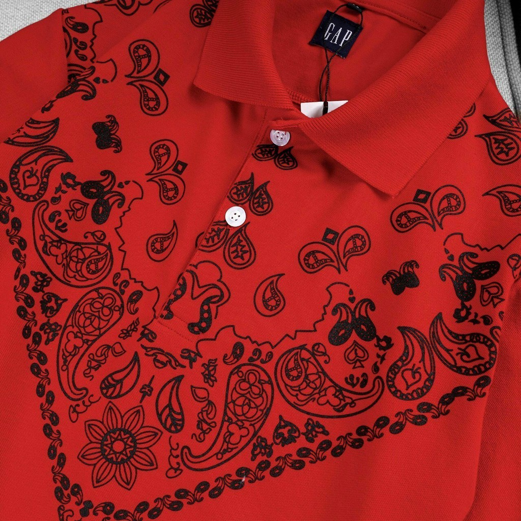 (Size lớn > 100kg) Áo polo nam hoa văn sang trọng GAP004  - Cotton cá sấu, form suông POLOMAN | BigBuy360 - bigbuy360.vn