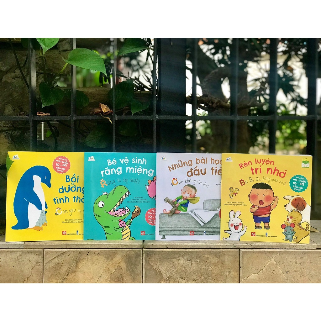 Sách - Bộ phát triển IQ - EQ đầu đời cho bé 8 cuốn - Đinh Tị
