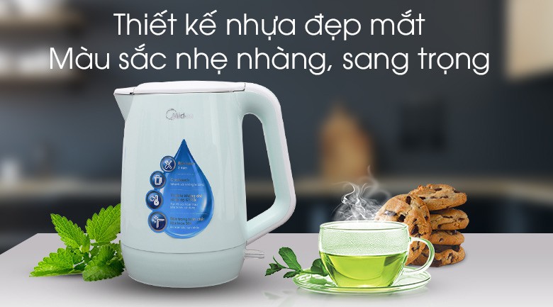 Bình siêu tốc Midea 1.7 lít MK-17DC-hàng trưng bày