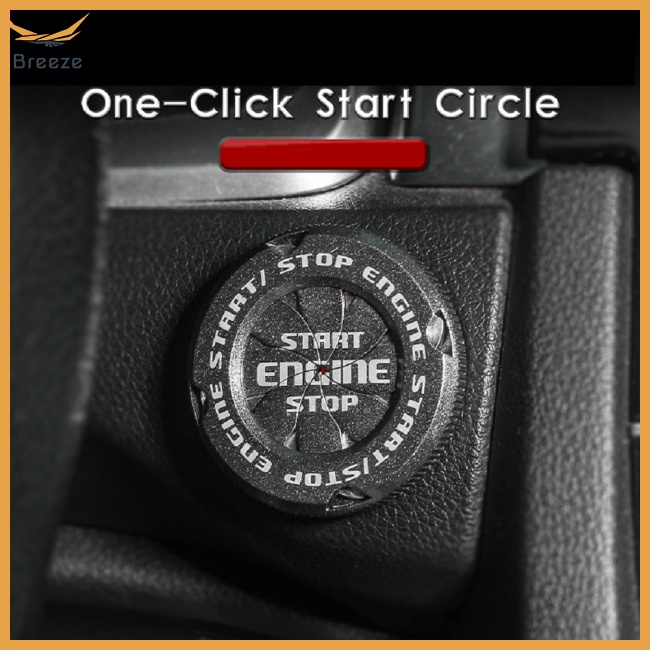 Ốp Bảo Vệ Công Tắc Khởi Động Xe Hơi Bằng Hợp Kim Kẽm Chất Lượng Cao