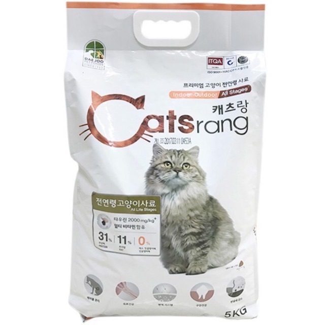 Thức ăn hạt cho mèo CATSRANG túi zip 500g - 1kg