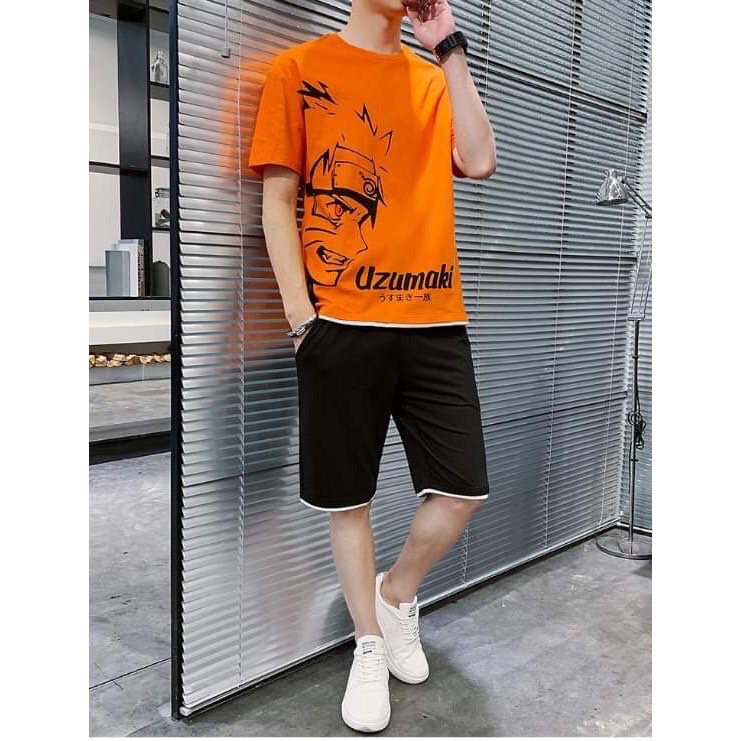 { Free Ship } bộ thể thao nam Naruto Ujumaki siêu cá tính, sản phẩm của fashion simple