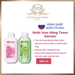 Nước hoa hồng toner garnier skin naturals 200ml - thu dương official