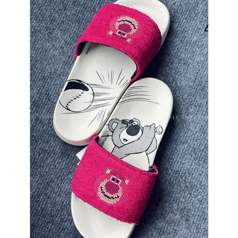 Dép Adidas Adilette Lite HÀNG CHÍNH HÃNGAdidas Adilette Lite x Pixar Màu Hồng - Dép Quai Ngang Unisex - Simple Sneaker