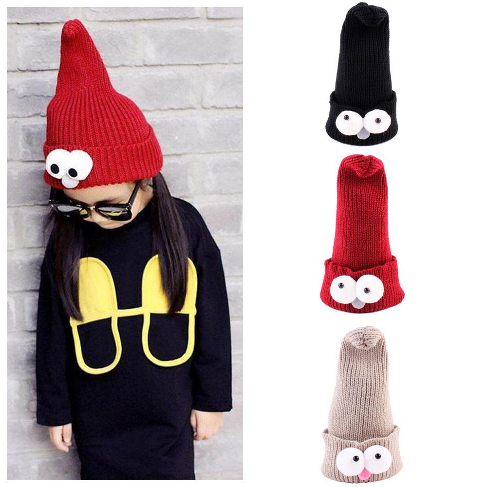 Mũ Len Dệt Kim Co Giãn Giữ Ấm Dành Cho Bé