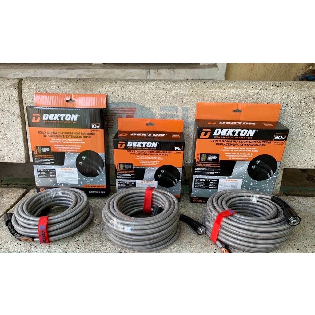 Dây Áp Lực Máy Phun Xịt Mini Dekton 10M, 15M, 20M dành cho máy rửa xe gia đình