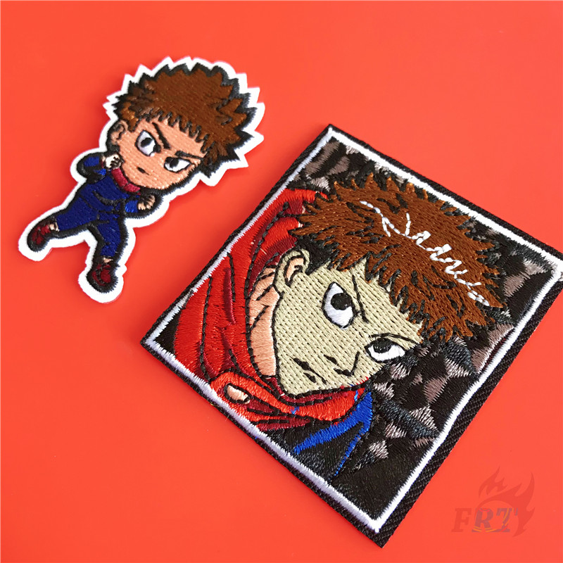 1 Sticker Ủi Thêu Hình Nhân Vật Hoạt Hình Yuji Itadori
