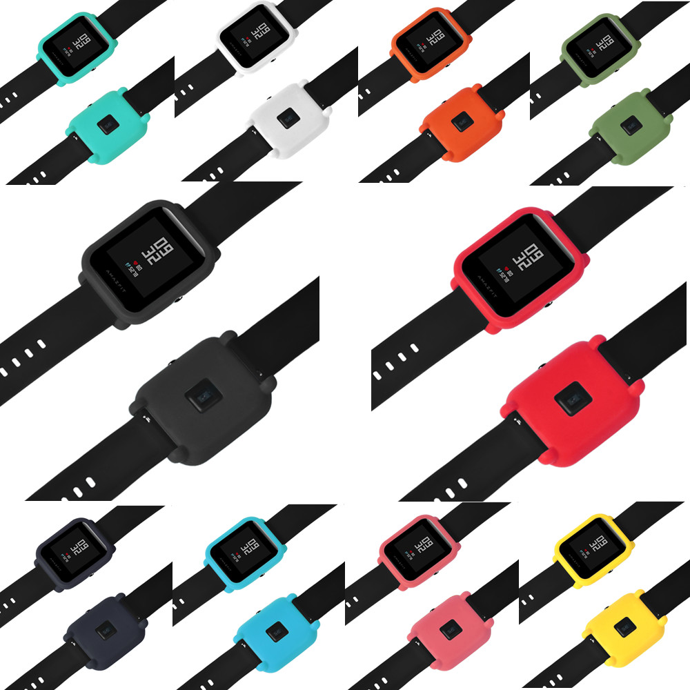 Vỏ Silicon Bảo Vệ Cho Đồng Hồ Thông Minh Huami Amazfit Bip Bit Pace Lite Youth