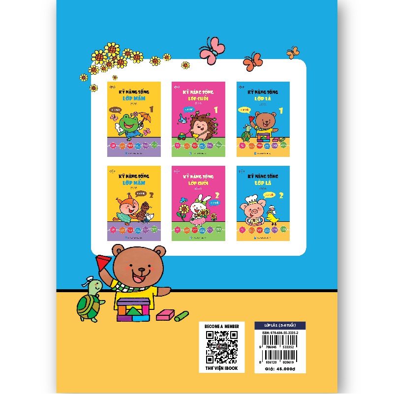 Sách thiếu nhi - KỸ NĂNG SỐNG - Lớp Lá 1 (5-6 tuổi) | BigBuy360 - bigbuy360.vn