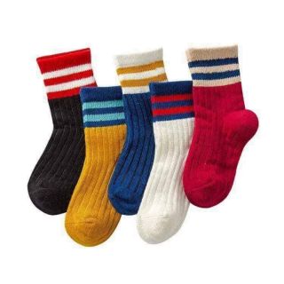 Sét 5 đôi tất vintage cho bé 2_8 tuổi